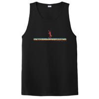 Tennis Graphic Retro Vintage Style Tennis Player Gift PosiCharge Competitor Tank