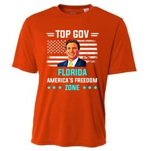 Top Gov Ron DeSantis Top Gov Cooling Performance Crew T-Shirt