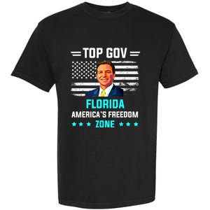 Top Gov Ron DeSantis Top Gov Garment-Dyed Heavyweight T-Shirt