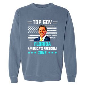 Top Gov Ron DeSantis Top Gov Garment-Dyed Sweatshirt