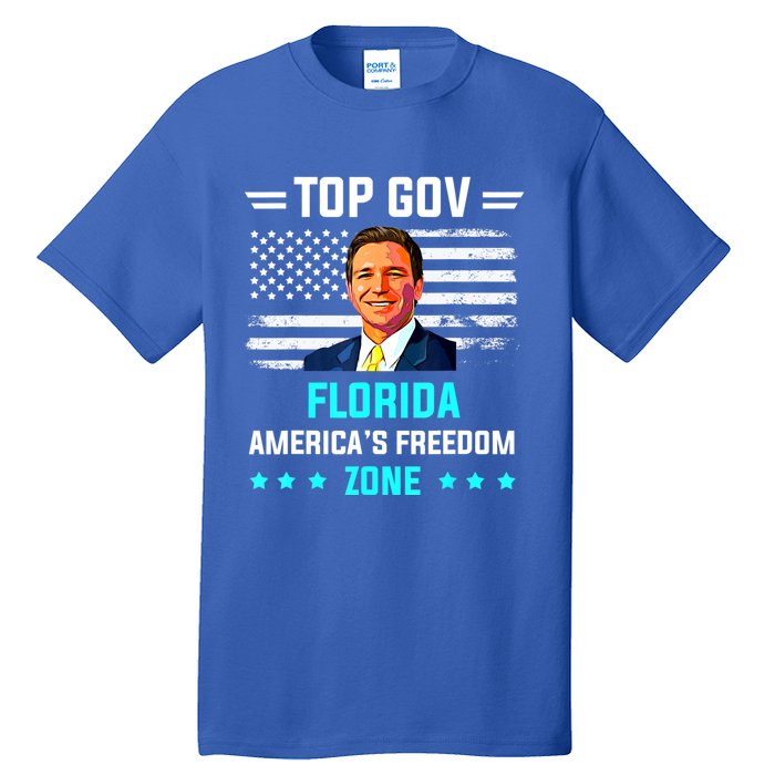 Top Gov Ron DeSantis Top Gov Tall T-Shirt