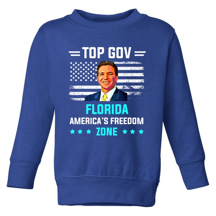 Top Gov Ron DeSantis Top Gov Toddler Sweatshirt