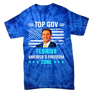 Top Gov Ron DeSantis Top Gov Tie-Dye T-Shirt