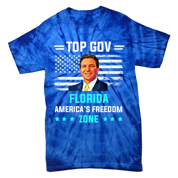 Top Gov Ron DeSantis Top Gov Tie-Dye T-Shirt