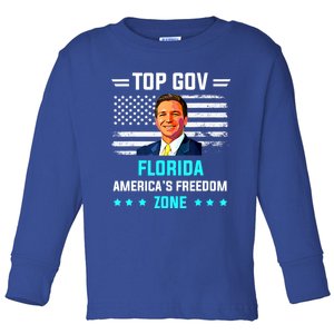 Top Gov Ron DeSantis Top Gov Toddler Long Sleeve Shirt