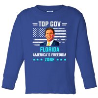 Top Gov Ron DeSantis Top Gov Toddler Long Sleeve Shirt