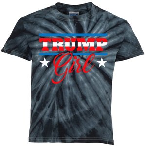 Trump Girl Reelect Donald Trump 2020 45 Pro Trump Gift Kids Tie-Dye T-Shirt