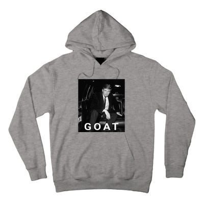 Trump Goat Republican Conservative Gift Trump 2024 Tall Hoodie