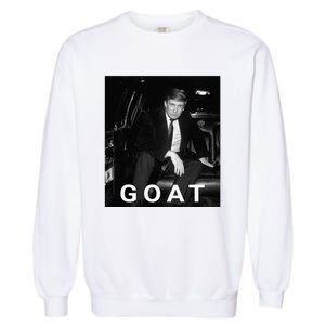 Trump Goat Republican Conservative Gift Trump 2024 Garment-Dyed Sweatshirt