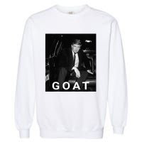 Trump Goat Republican Conservative Gift Trump 2024 Garment-Dyed Sweatshirt