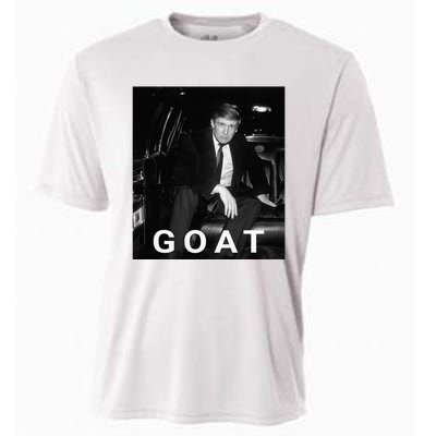 Trump Goat Republican Conservative Gift Trump 2024 Cooling Performance Crew T-Shirt