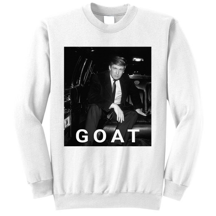 Trump Goat Republican Conservative Gift Trump 2024 Sweatshirt