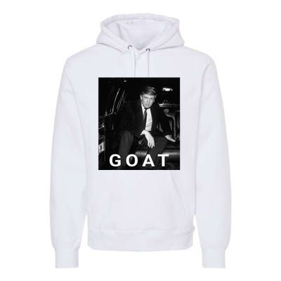 Trump Goat Republican Conservative Gift Trump 2024 Premium Hoodie