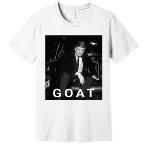 Trump Goat Republican Conservative Gift Trump 2024 Premium T-Shirt