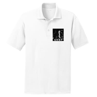 Trump Goat Republican Conservative Gift Trump 2024 PosiCharge RacerMesh Polo