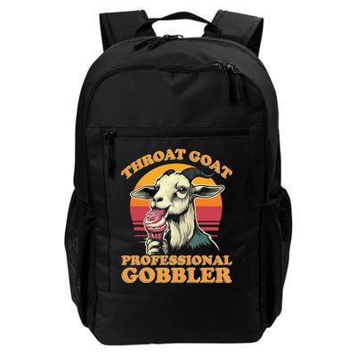 Throat Goat Retro Inappropriate Adult Humor Funny Gag Memes Backpack