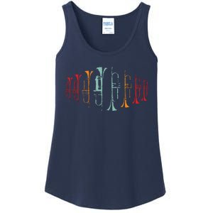 Trumpeter Gift Retro Jazz Music Trumpet Ladies Essential Tank