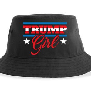 Trump Girl Reelect Donald Trump 2020 45 Pro Trump Gift Sustainable Bucket Hat