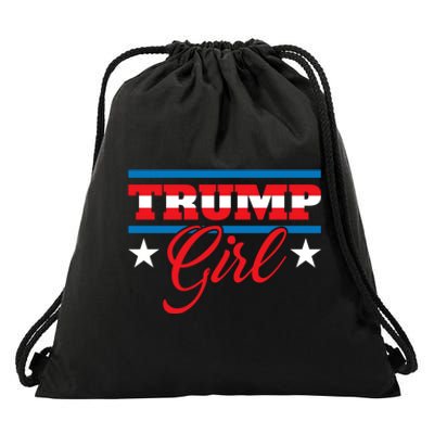 Trump Girl Reelect Donald Trump 2020 45 Pro Trump Gift Drawstring Bag