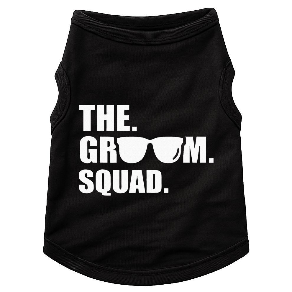 The Groom Squad Bachelor Party Doggie Tank
