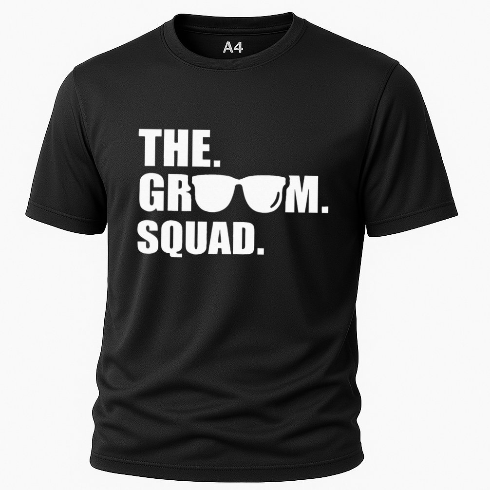 The Groom Squad Bachelor Party Cooling Performance Crew T-Shirt
