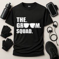 The Groom Squad Bachelor Party Cooling Performance Crew T-Shirt