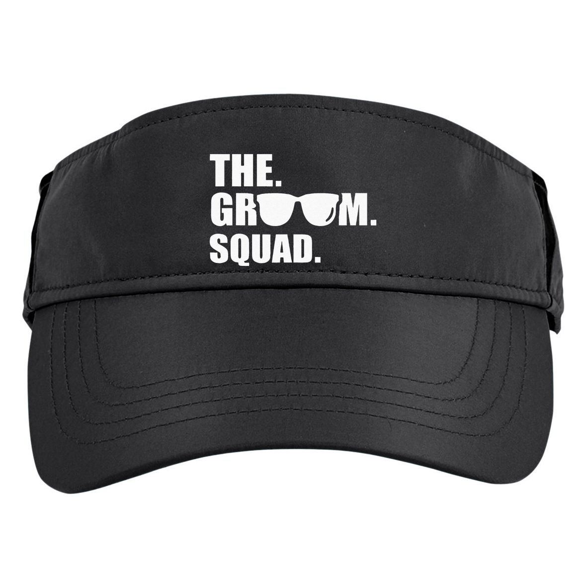 The Groom Squad Bachelor Party Adult Drive Performance Visor