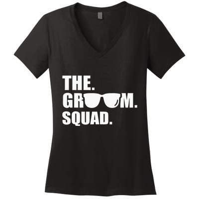 The Groom Squad Bachelor Party Women's V-Neck T-Shirt