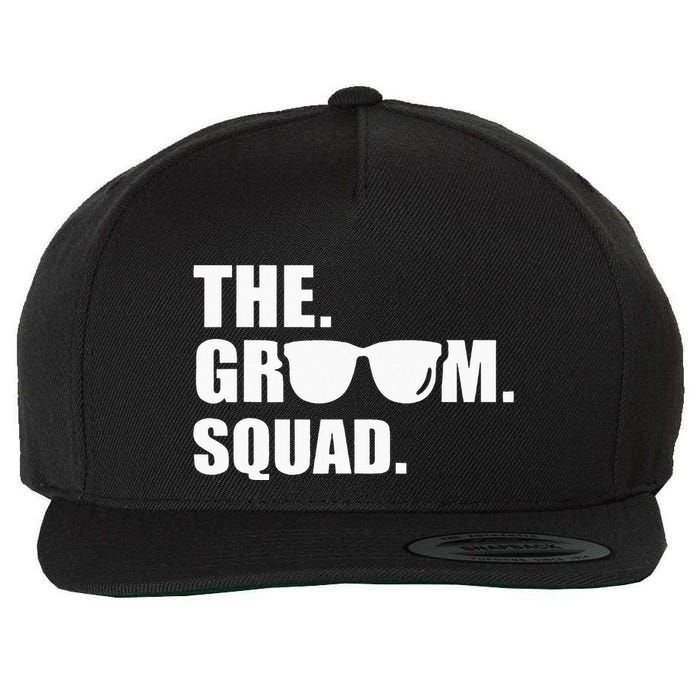 The Groom Squad Bachelor Party Wool Snapback Cap