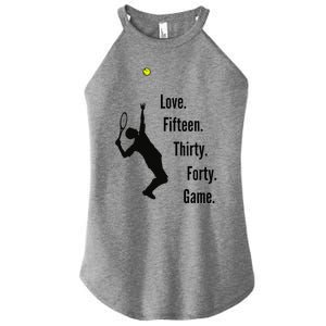 Tennis Game Score Women’s Perfect Tri Rocker Tank