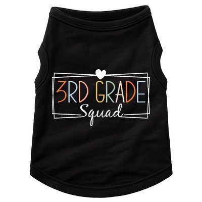Third Grade Squad Teachers 3rd Grade Back to School Doggie Tank