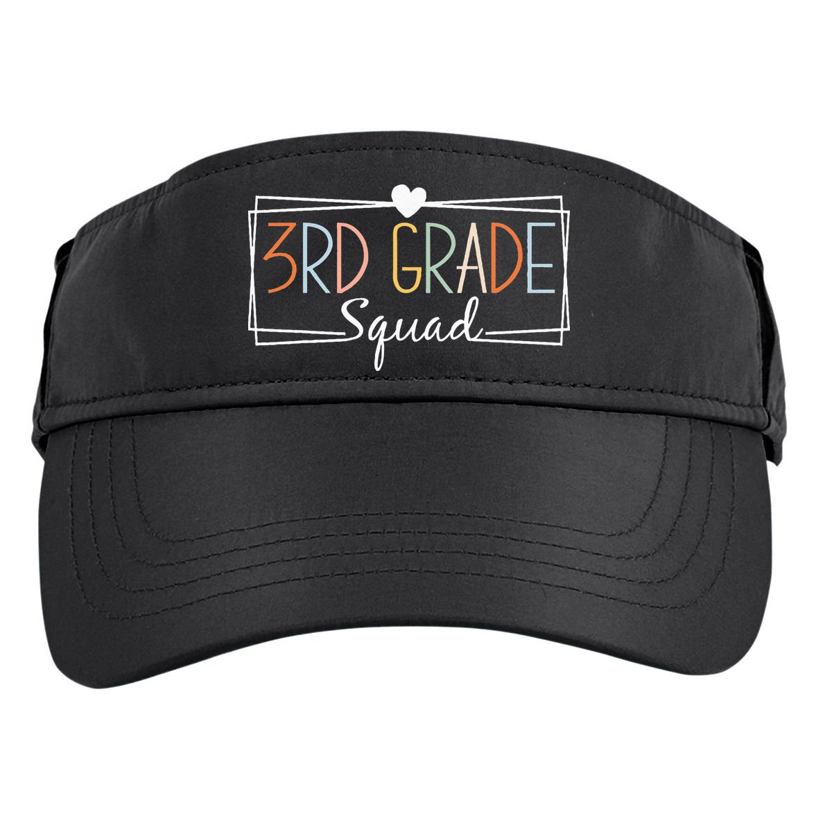 Third Grade Squad Teachers 3rd Grade Back to School Adult Drive Performance Visor