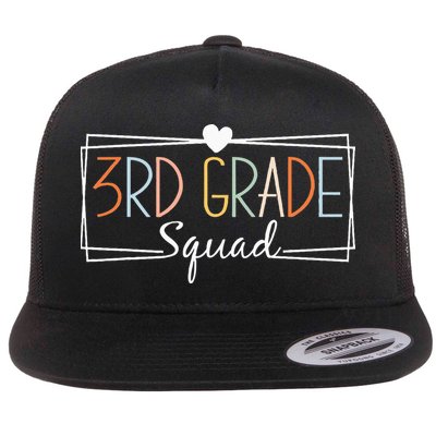 Third Grade Squad Teachers 3rd Grade Back to School Flatbill Hat