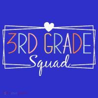 Third Grade Squad Teachers 3rd Grade Back to School T-Shirt
