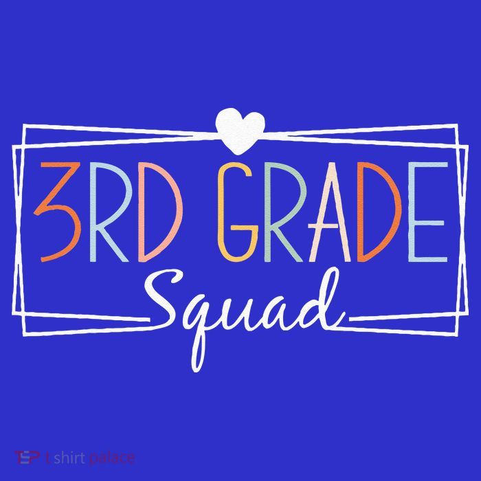 Third Grade Squad Teachers 3rd Grade Back to School T-Shirt