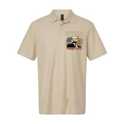 Trump God Spared My Life For A Reason Save Restore America Softstyle Adult Sport Polo