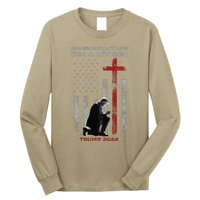 Trump God Spared My Life For A Reason Save Restore America Long Sleeve Shirt