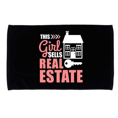 This Girl Sells Real Estate Real Estate Agent Microfiber Hand Towel