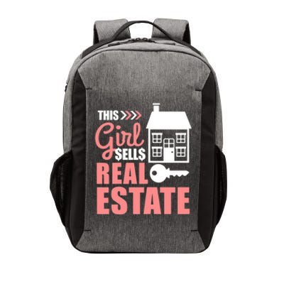 This Girl Sells Real Estate Real Estate Agent Vector Backpack