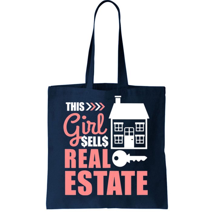 This Girl Sells Real Estate Real Estate Agent Tote Bag