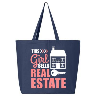 This Girl Sells Real Estate Real Estate Agent 25L Jumbo Tote