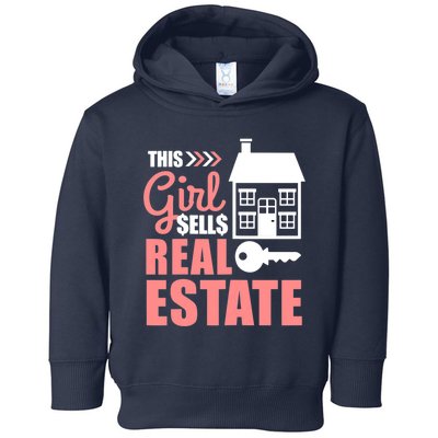 This Girl Sells Real Estate Real Estate Agent Toddler Hoodie