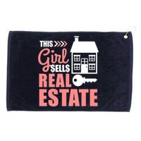 This Girl Sells Real Estate Real Estate Agent Grommeted Golf Towel