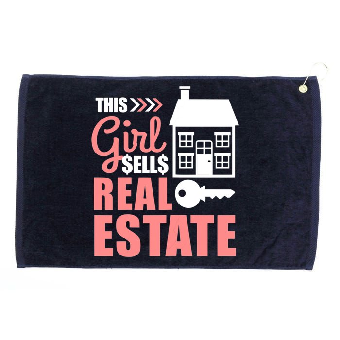 This Girl Sells Real Estate Real Estate Agent Grommeted Golf Towel