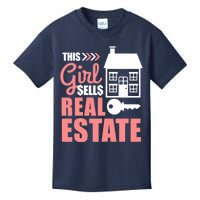 This Girl Sells Real Estate Real Estate Agent Kids T-Shirt