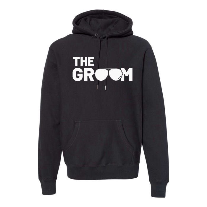 The Groom Squat Bachelor Supplies Party Wedding Premium Hoodie