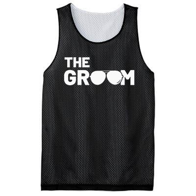 The Groom Squat Bachelor Supplies Party Wedding Mesh Reversible Basketball Jersey Tank