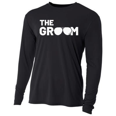 The Groom Squat Bachelor Supplies Party Wedding Cooling Performance Long Sleeve Crew