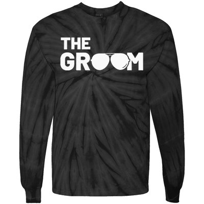 The Groom Squat Bachelor Supplies Party Wedding Tie-Dye Long Sleeve Shirt