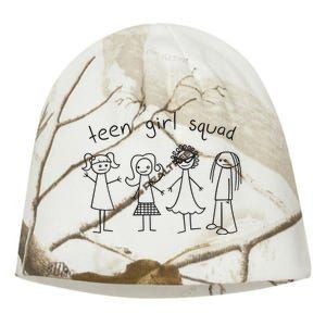 Teen Girl Squad Kati - Camo Knit Beanie